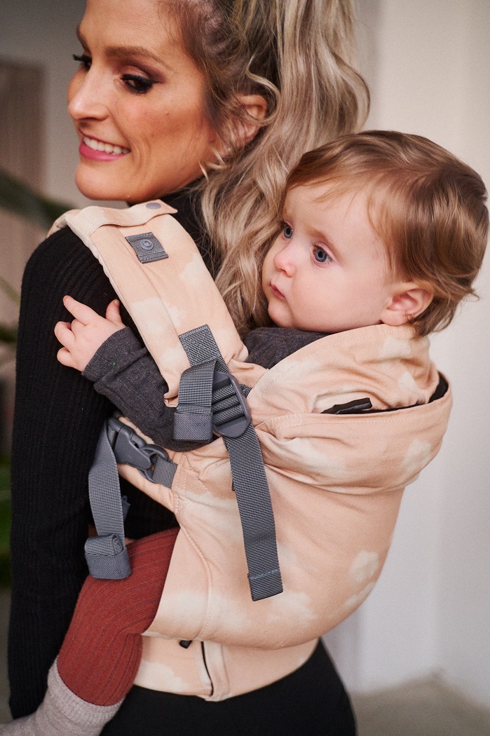 Kangura portabebés Mochila Evolutiva Portabebé Boba X Nubes by Verdeliss