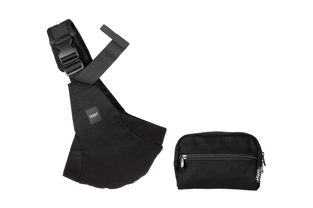 Kangura portanadons Portabebè lleuger Boba Buddy Black
