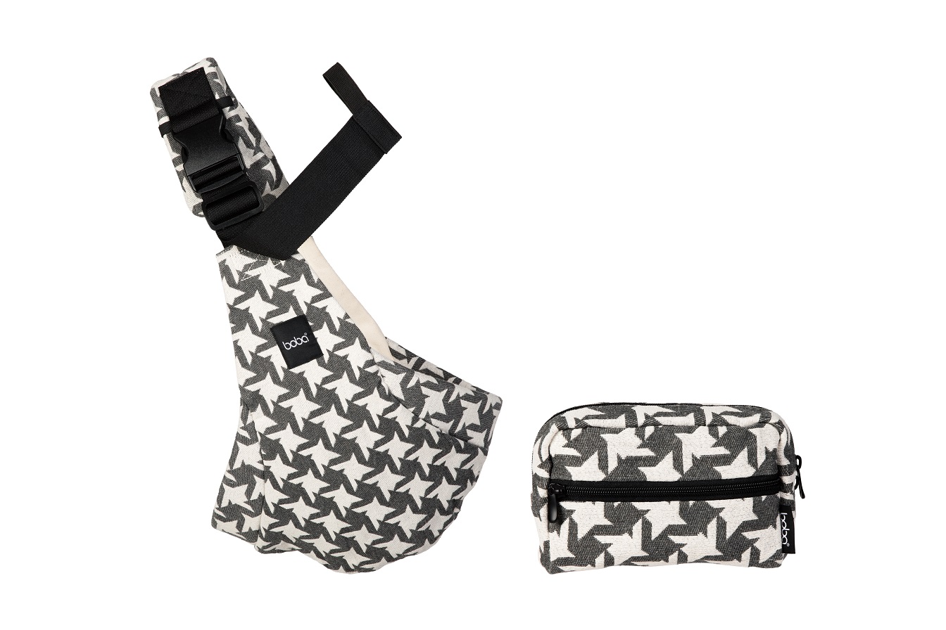 Kangura portanadons Portabebè lleuger Boba Buddy Houndstooth