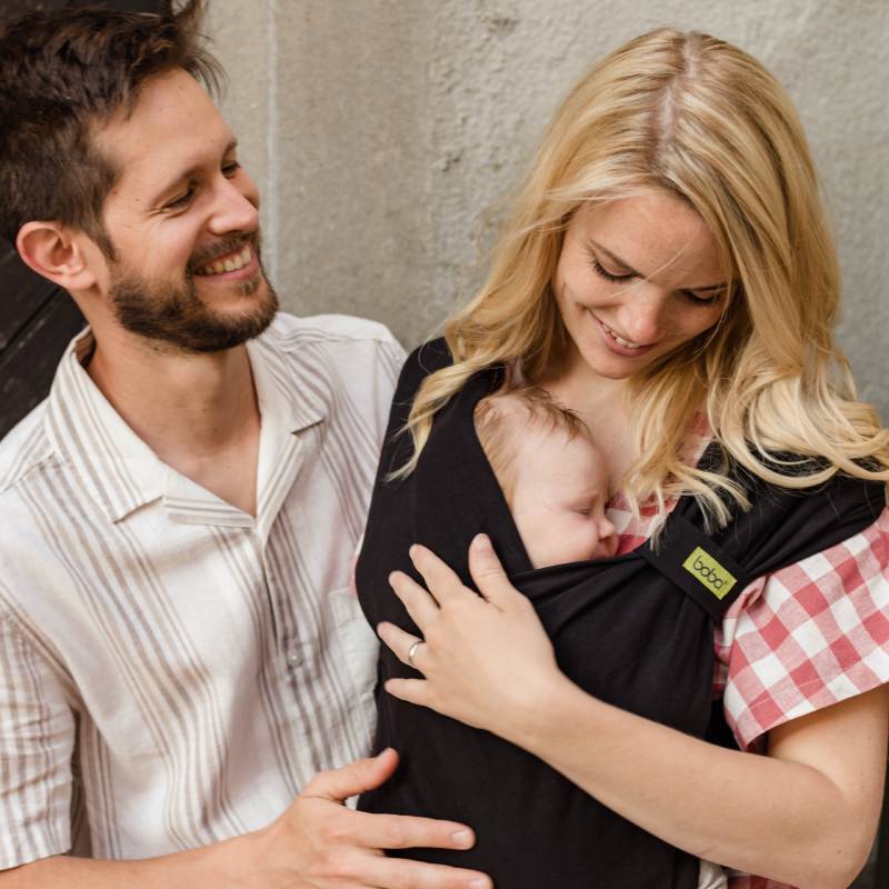 Kangura portabebés Pack Portabebé Boba Bliss Invierno Black + Grey