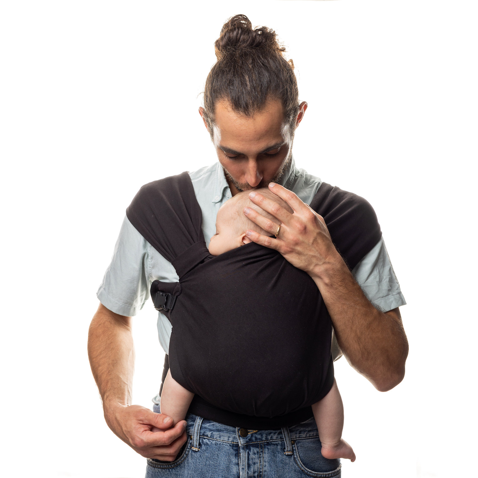 Kangura portabebés Pack Portabebé Boba Bliss Invierno Black + Grey