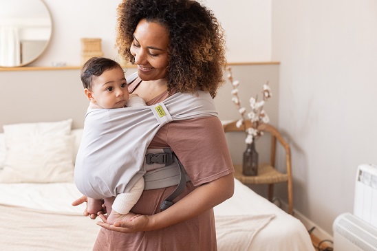 Kangura portabebés Pack Portabebé Boba Bliss Invierno Grey + Grey