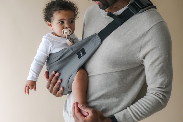 Kangura portanadons Portabebè lleuger Boba Buddy Grey