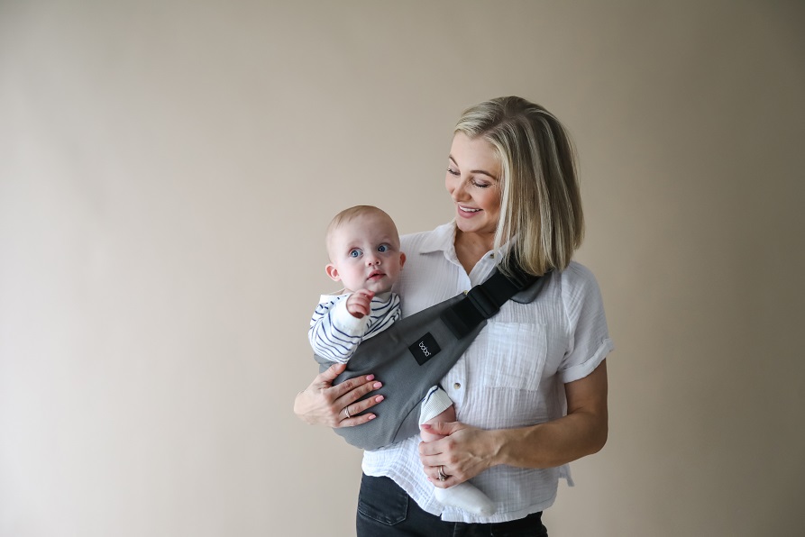 Kangura portanadons Portabebè lleuger Boba Buddy Grey