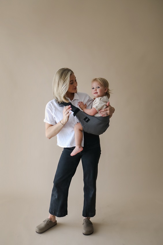 Kangura portanadons Portabebè lleuger Boba Buddy Grey