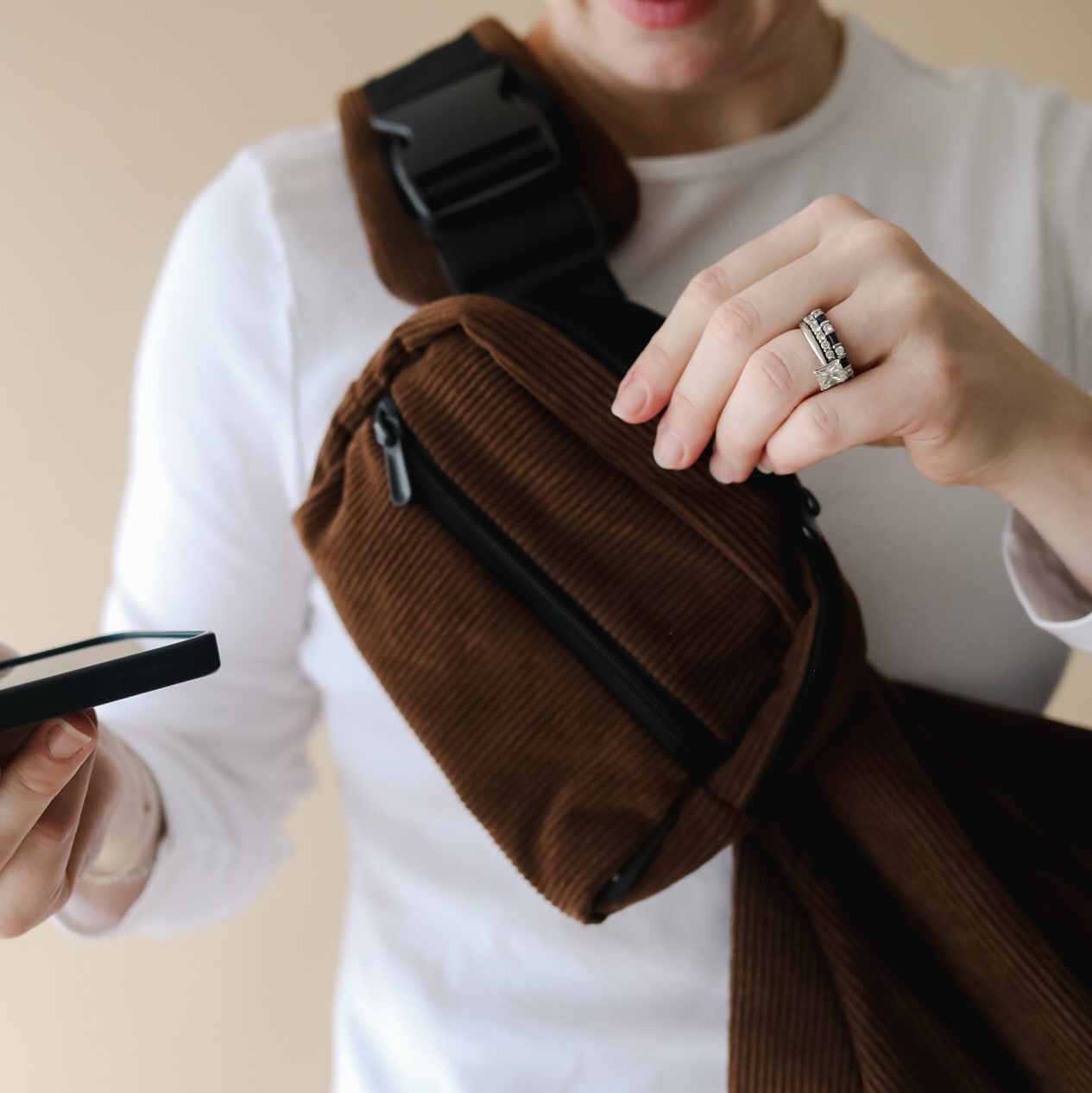 Kangura portanadons Portabebè lleuger Boba Buddy Brown