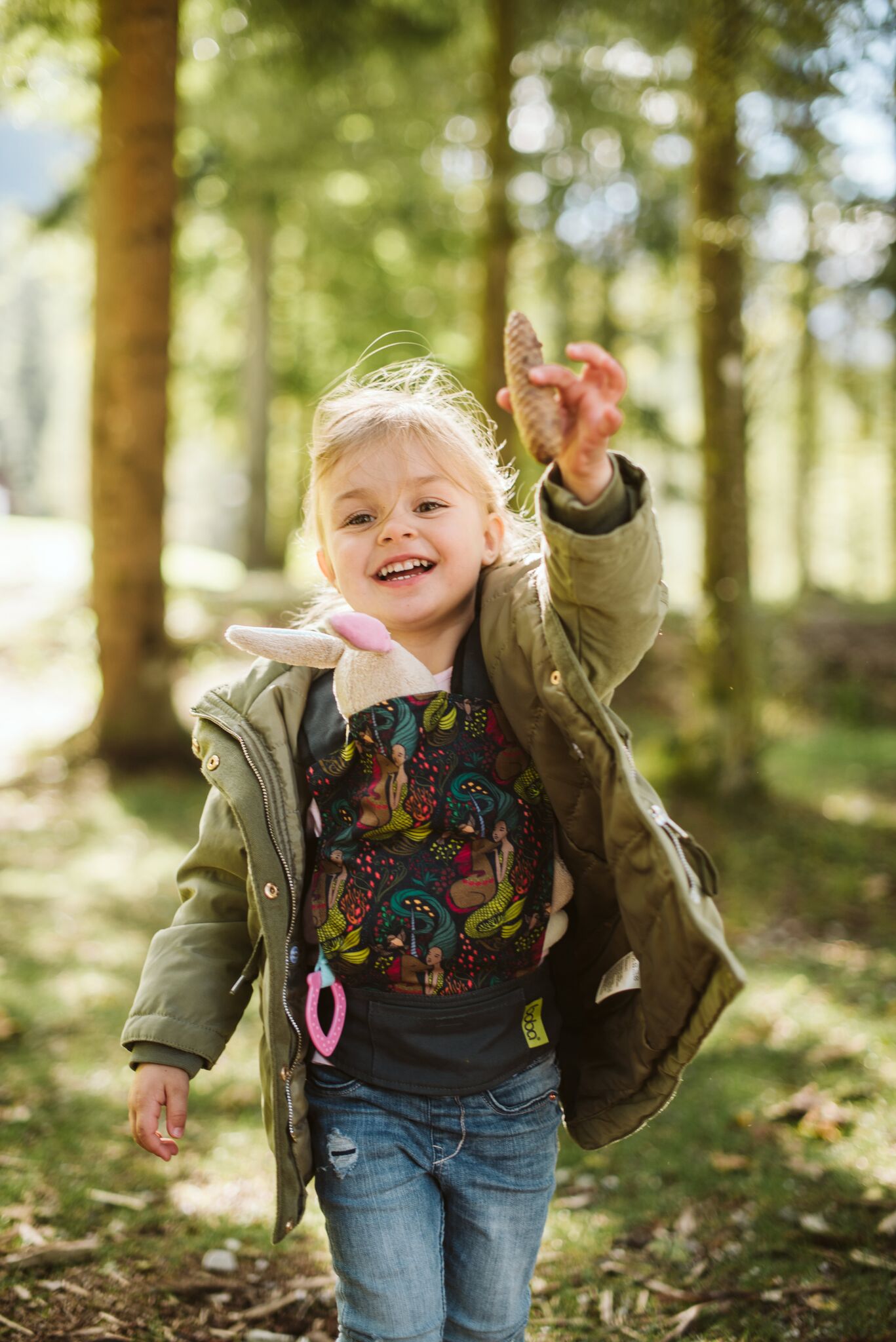 Kangura portanadons Boba Mini motxilla de joguina Mermaid and Unicorn