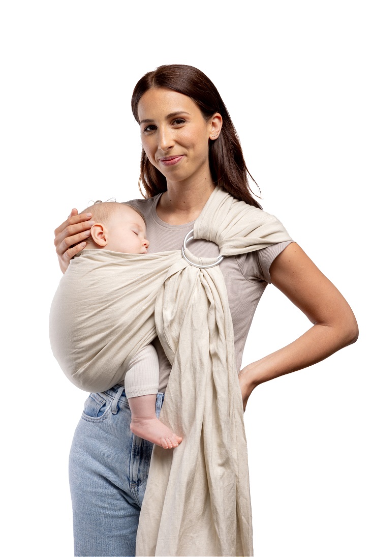 Kangura portanadons Bandolera Portanadons Boba Ring Sling Pampas Beige