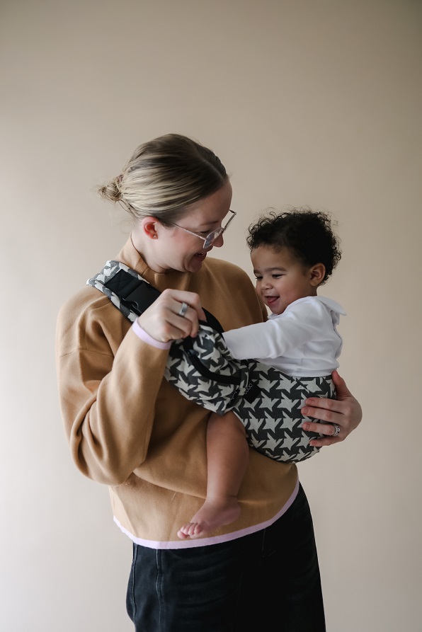 Kangura portanadons Portabebè lleuger Boba Buddy Houndstooth