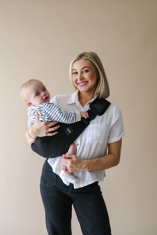 Kangura portanadons Portabebè lleuger Boba Buddy Black