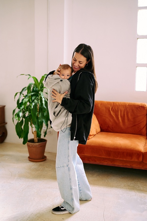 Kangura portabebés Pack Portabebé Boba Wrap Invierno Grey + Grey