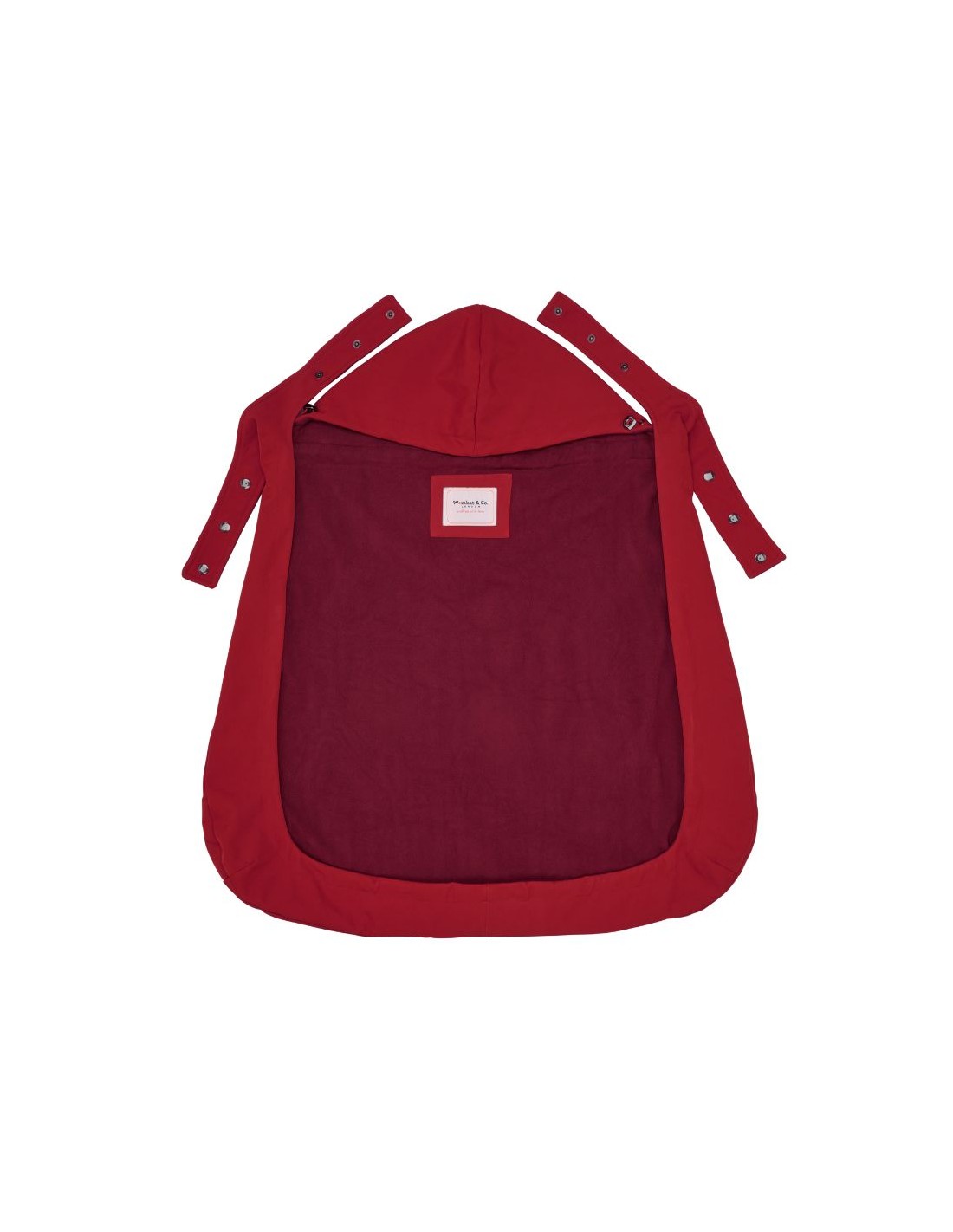 Kangura portabebés Cobertor de porteo Wombat Shell Rojo