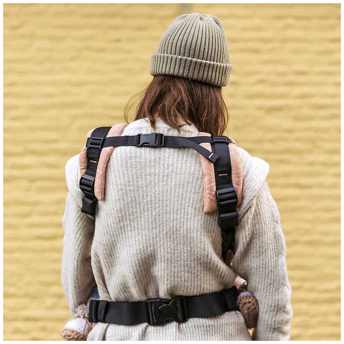 Kangura portabebés Mochila ergonómica Fidella Fusion Toddler 2.0 Cubic Lines Tuscany