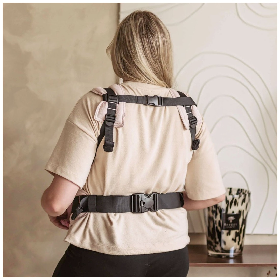 Kangura portanadons Motxilla ergonòmica Fidella Fusion Toddler 2.0 Feather Rose