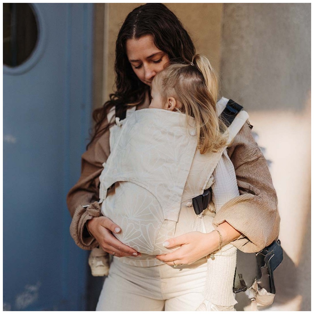Kangura portanadons Motxilla ergonòmica Fidella Fusion Toddler 2.0 Seashell Sand