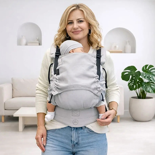 Kangura portabebés Mochila Evolutiva Portabebé Neko Smart Baby Frost (100% algodón orgánico)