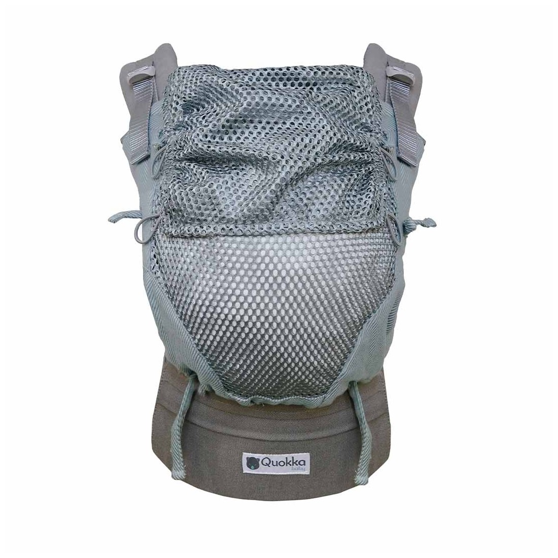 Kangura portabebés Mochila Portabebés Quokkababy Mesh Mint