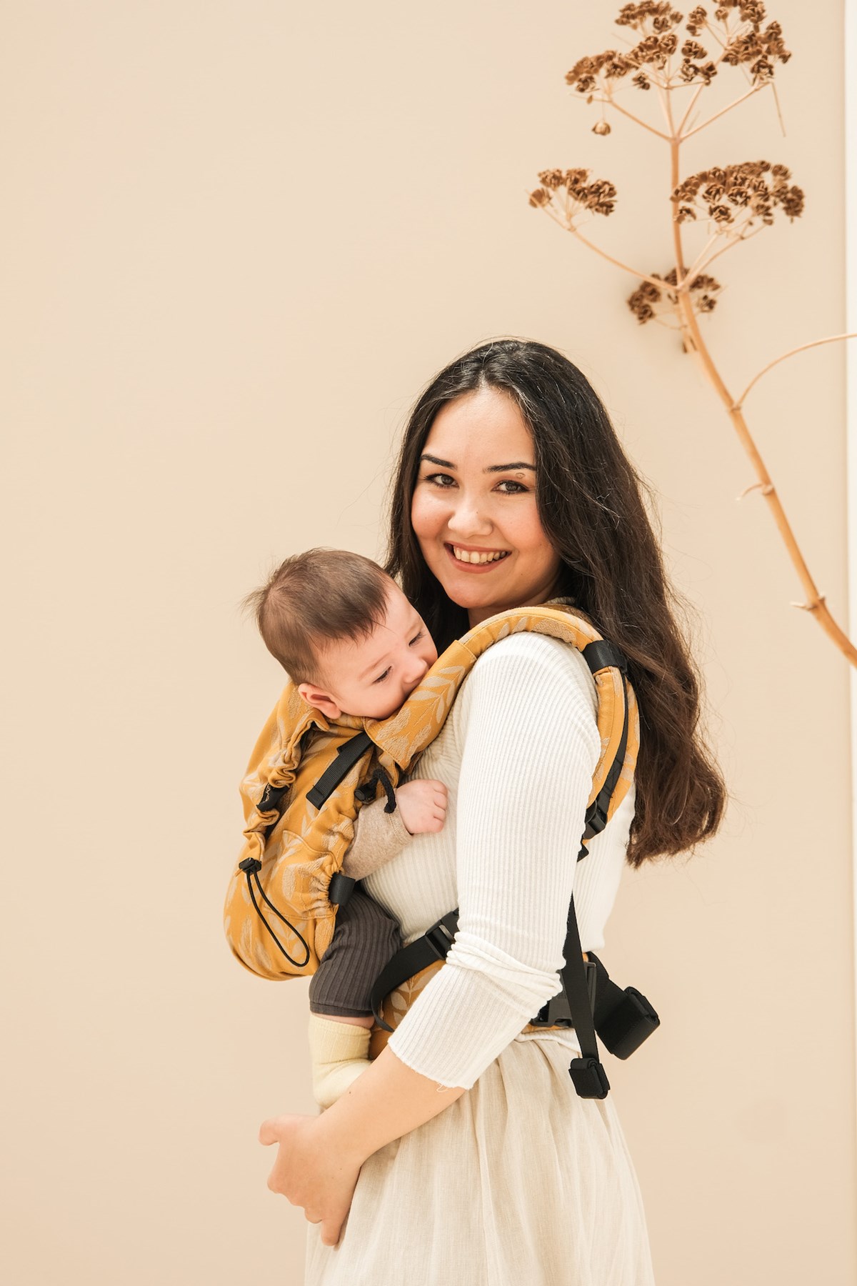 Kangura portabebés Mochila Evolutiva Portabebé Neko Smart Baby Alinda (100% algodón orgánico)