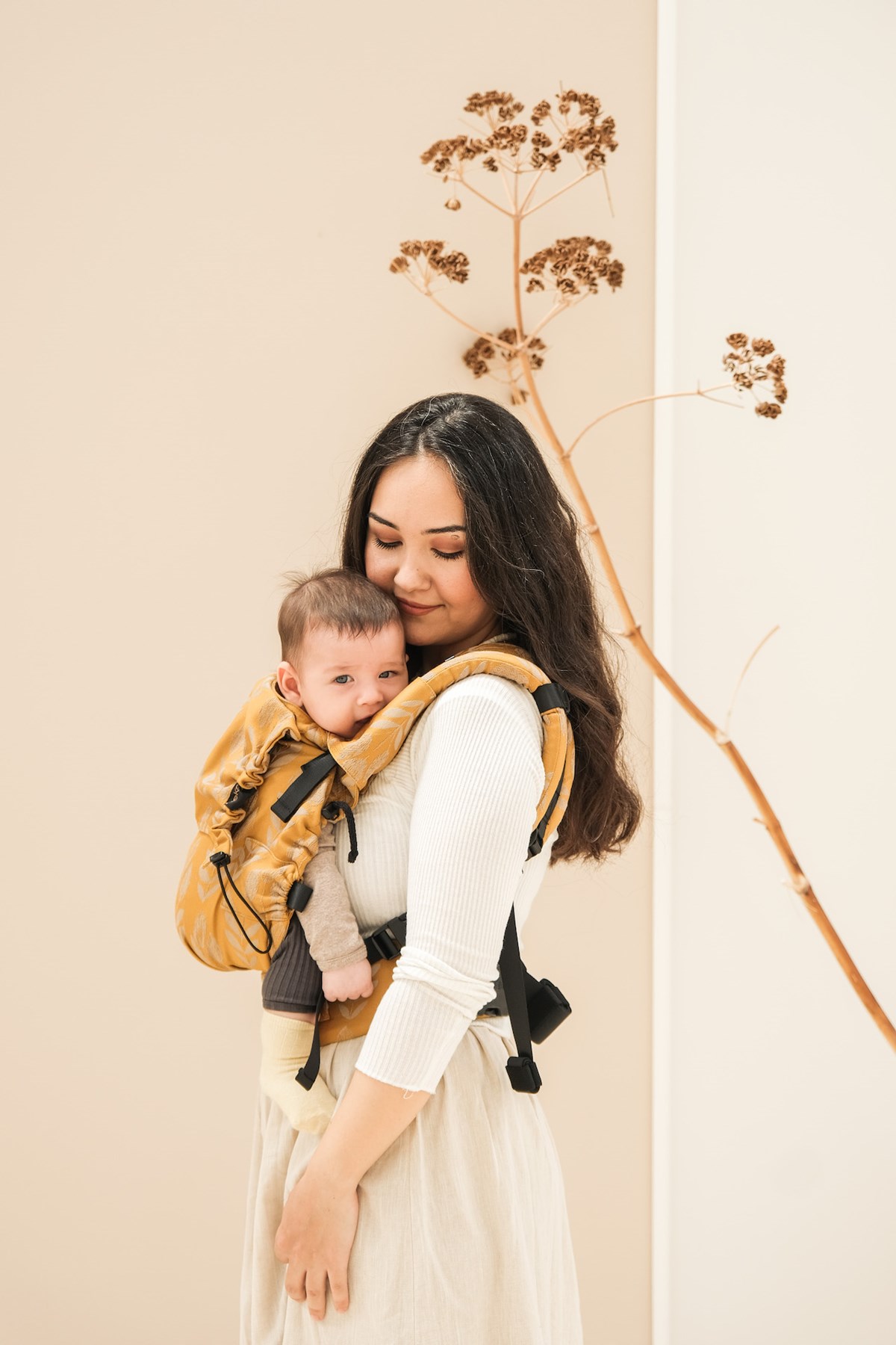 Kangura portabebés Mochila Evolutiva Portabebé Neko Smart Baby Alinda (100% algodón orgánico)