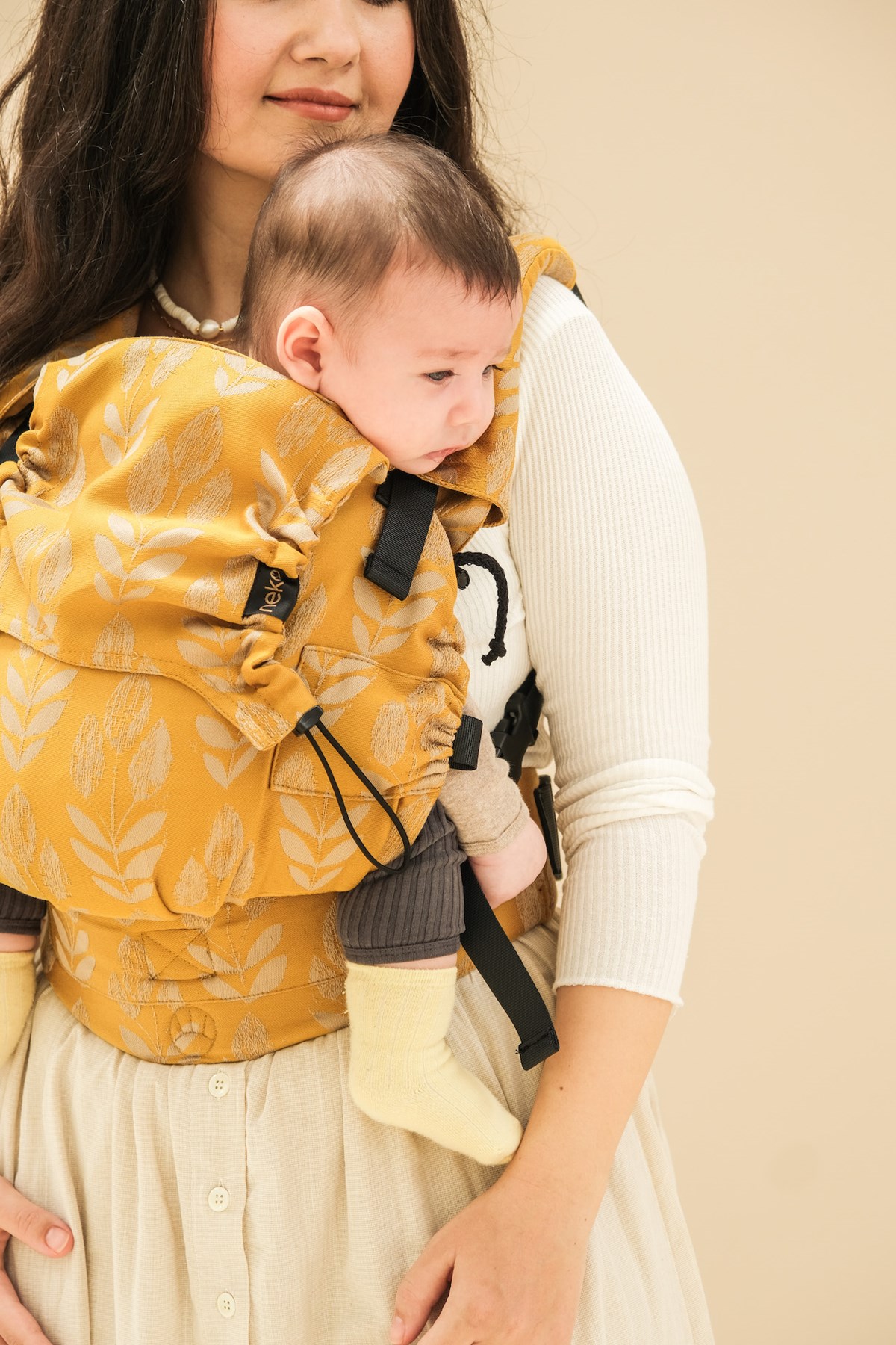 Kangura portabebés Mochila Evolutiva Portabebé Neko Smart Baby Alinda (100% algodón orgánico)