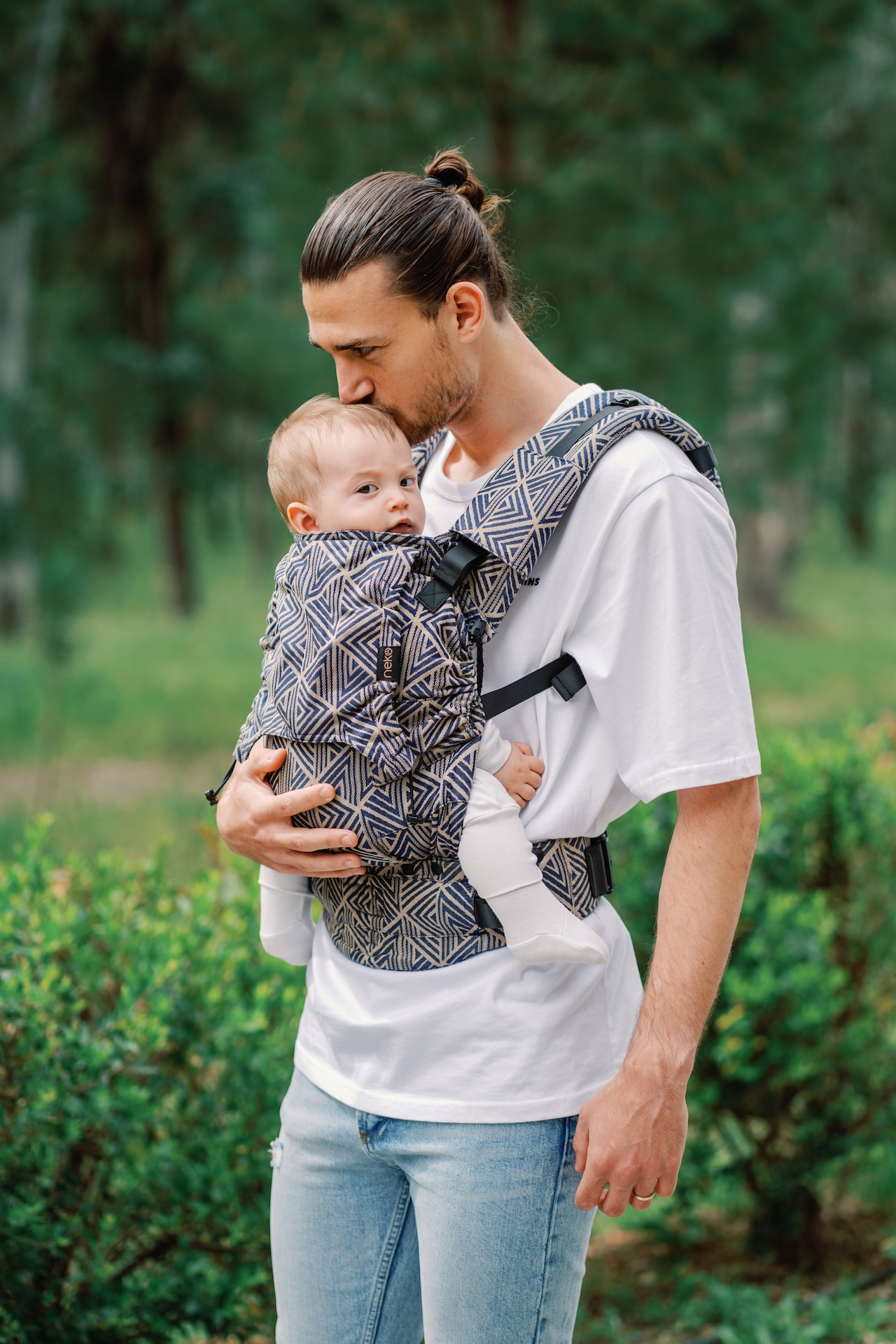 Kangura portabebés Mochila Evolutiva Portabebé Neko Smart Baby Elfida (100% algodón orgánico)