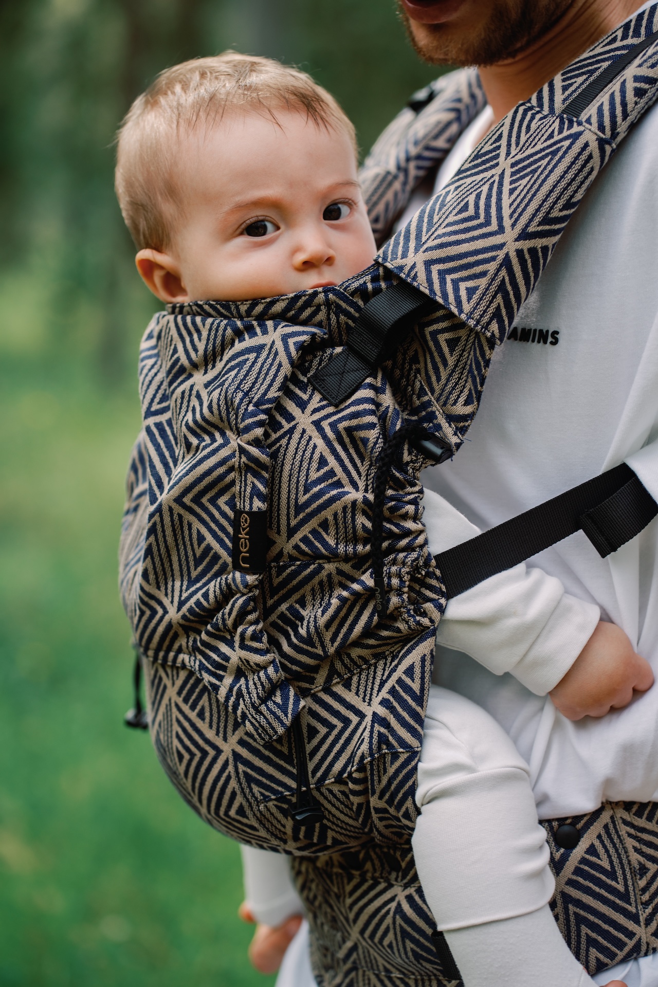 Kangura portabebés Mochila Evolutiva Portabebé Neko Smart Baby Elfida (100% algodón orgánico)