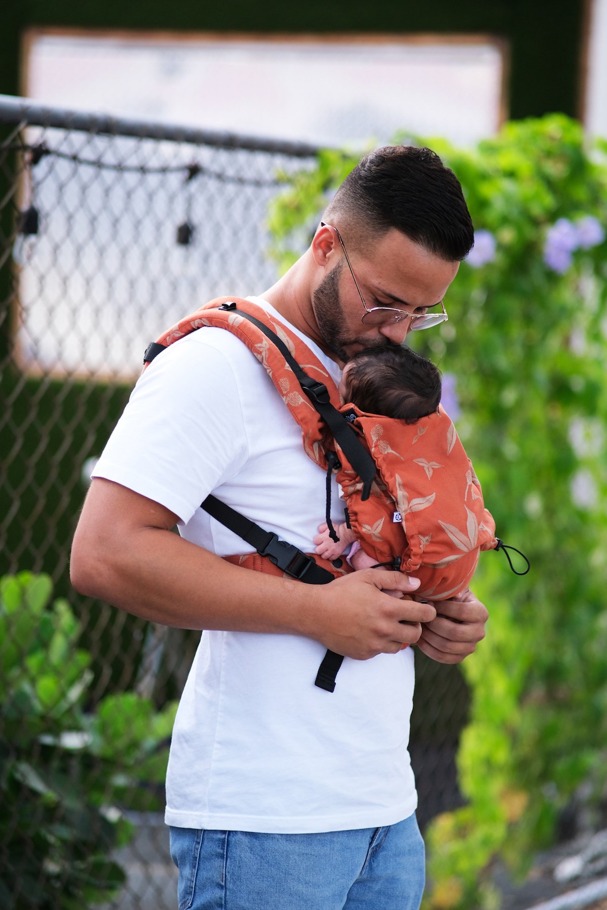 Kangura portabebés Mochila Evolutiva Portabebé Neko Smart Baby Gemma amber (100% algodón orgánico)
