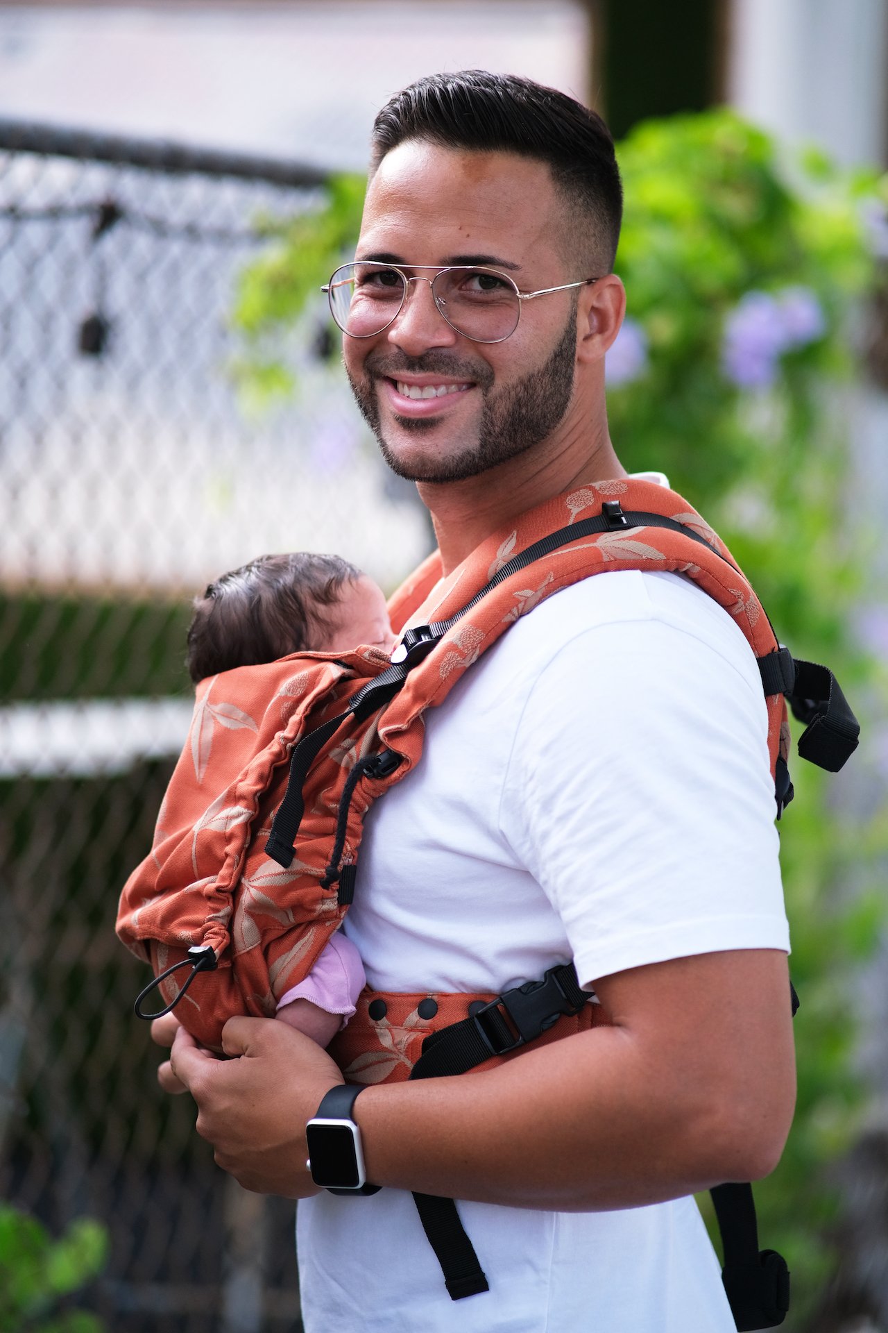 Kangura portabebés Mochila Evolutiva Portabebé Neko Smart Baby Gemma amber (100% algodón orgánico)