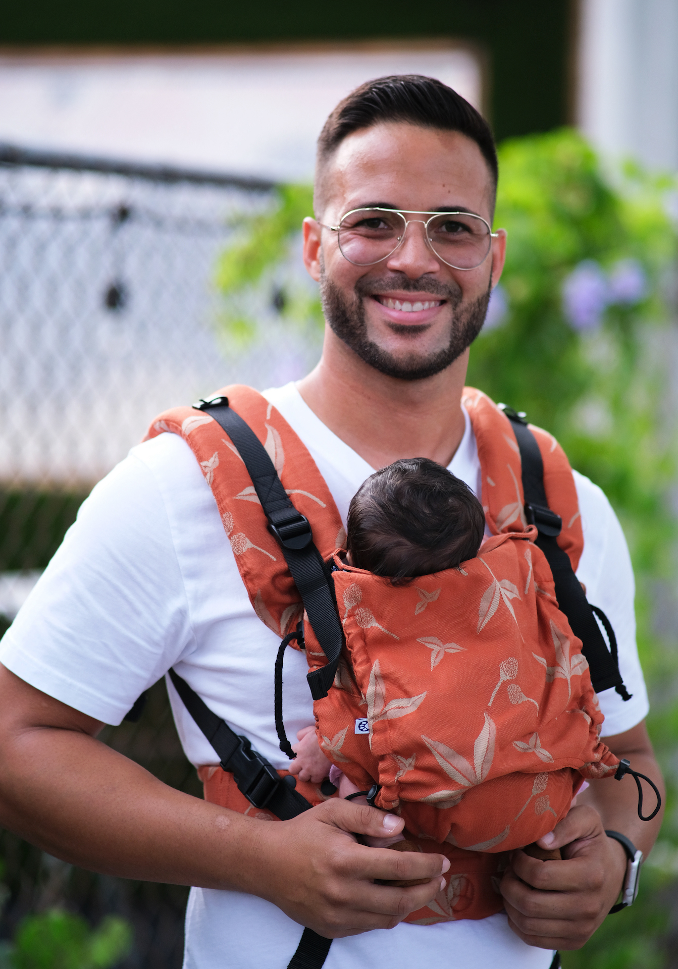 Kangura portabebés Mochila Evolutiva Portabebé Neko Smart Baby Gemma amber (100% algodón orgánico)