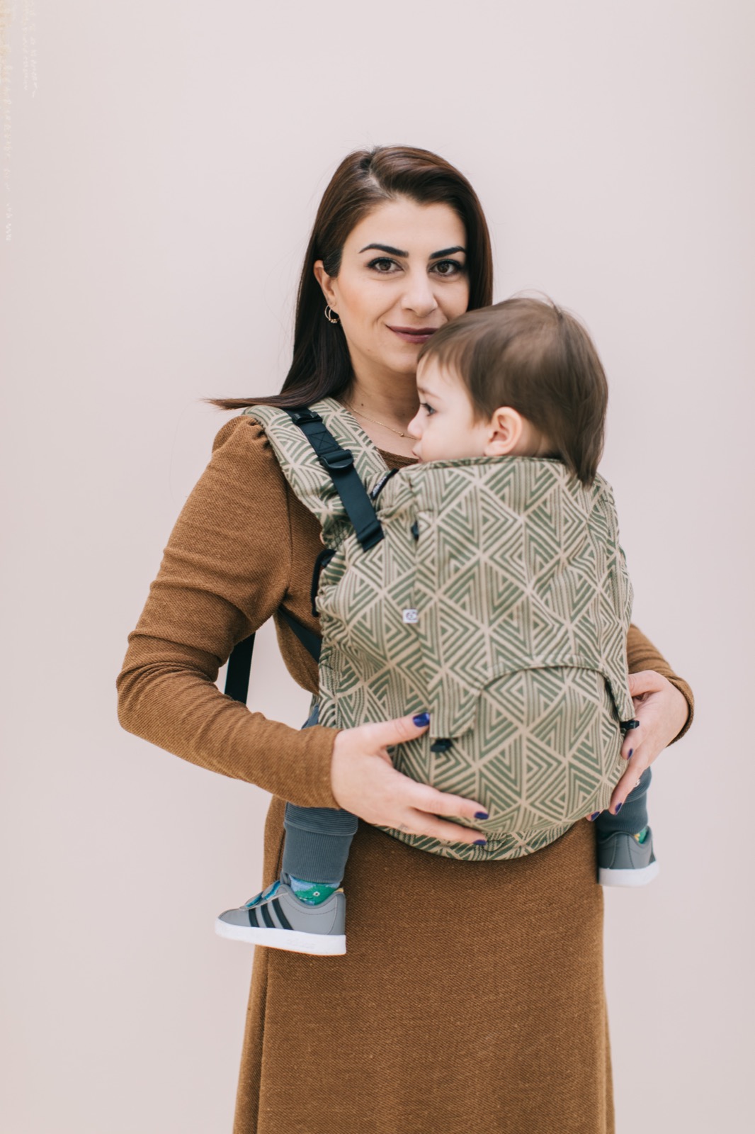 Kangura portabebés Mochila Evolutiva Portabebé Neko Smart Toddler Cedro (Algodón orgánico)