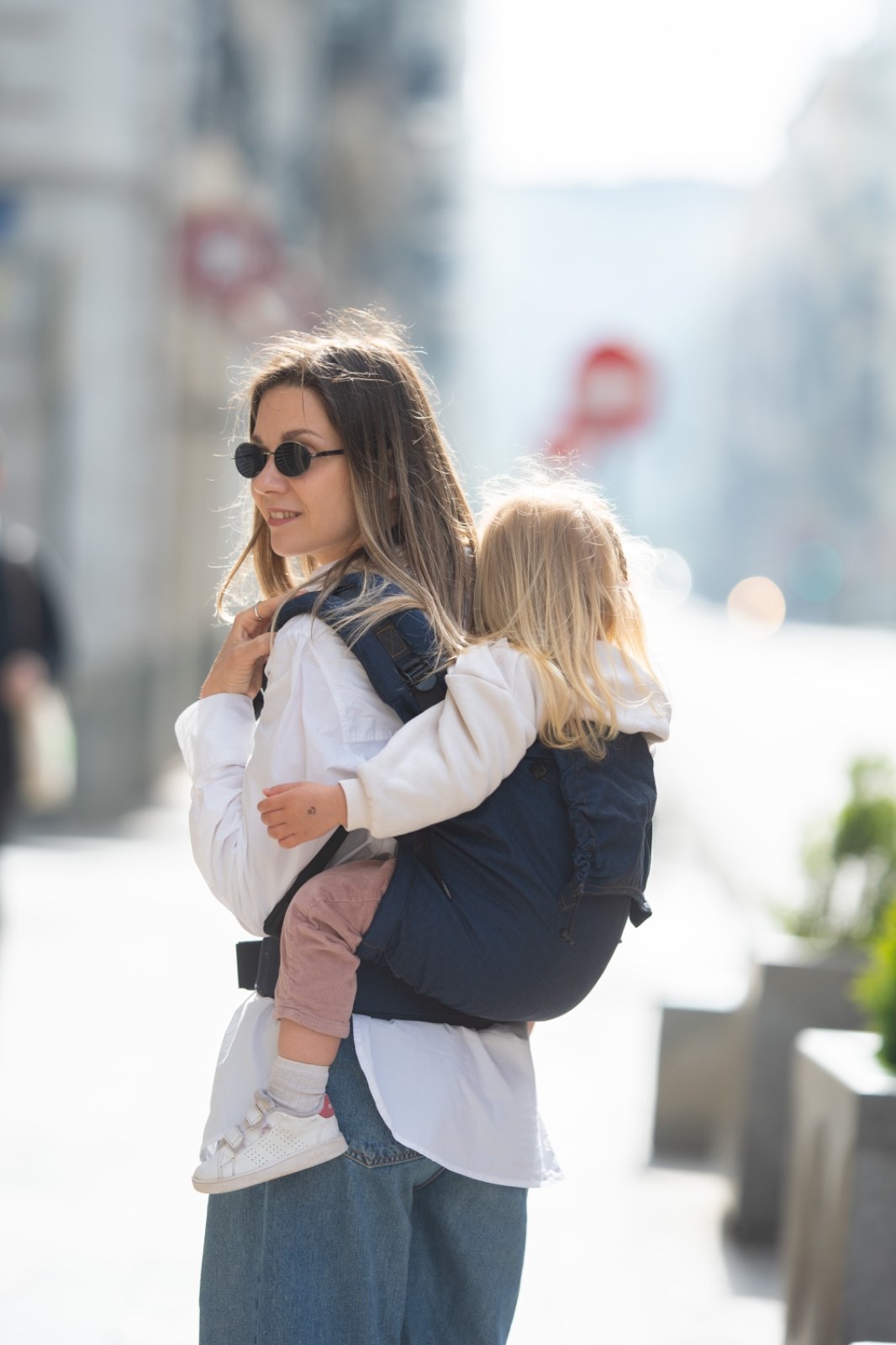 Kangura portabebés Mochila Evolutiva Portabebé Neko Smart Toddler Jeanious (Algodón orgánico)