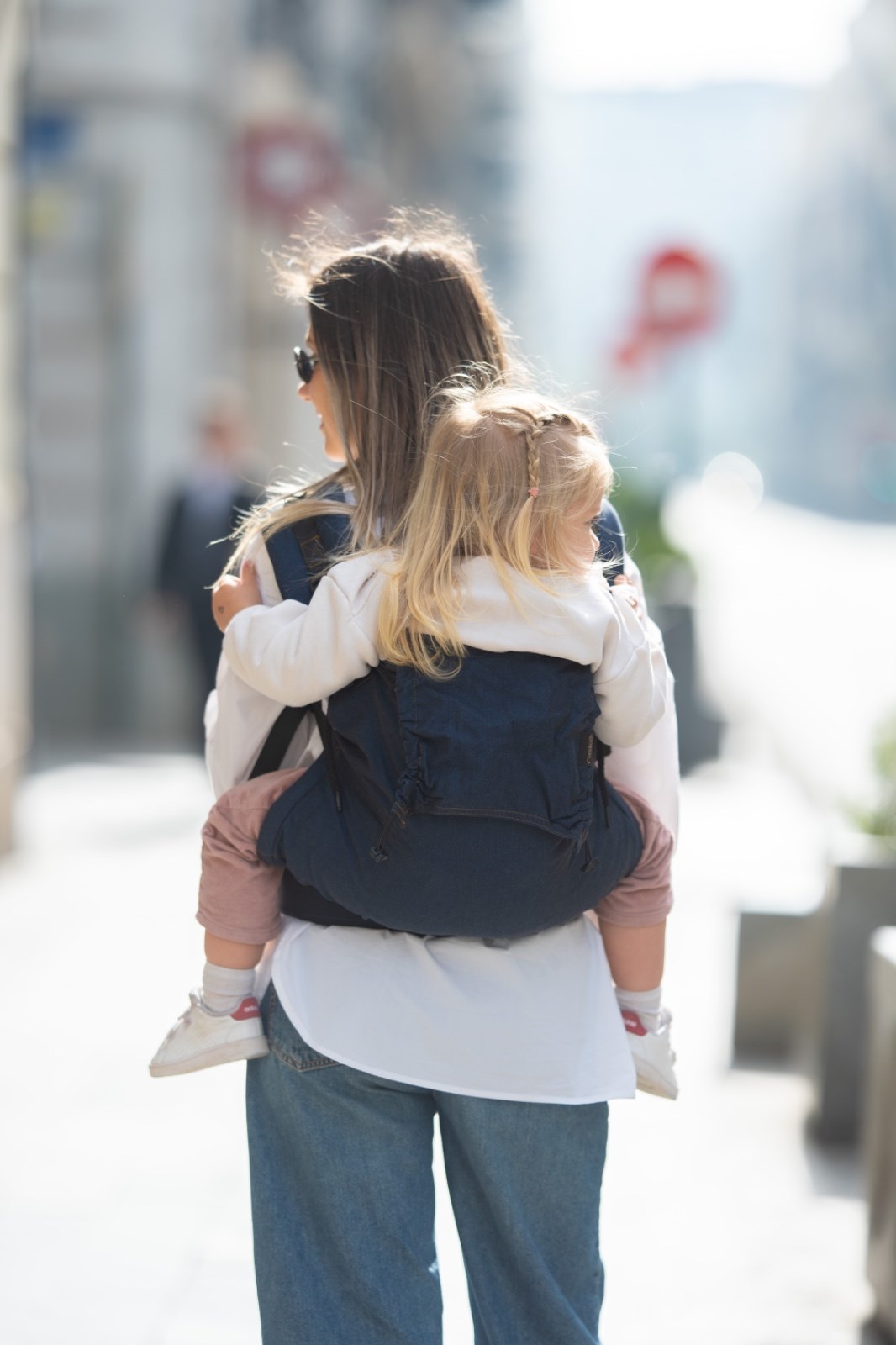 Kangura portabebés Mochila Evolutiva Portabebé Neko Smart Toddler Jeanious (Algodón orgánico)