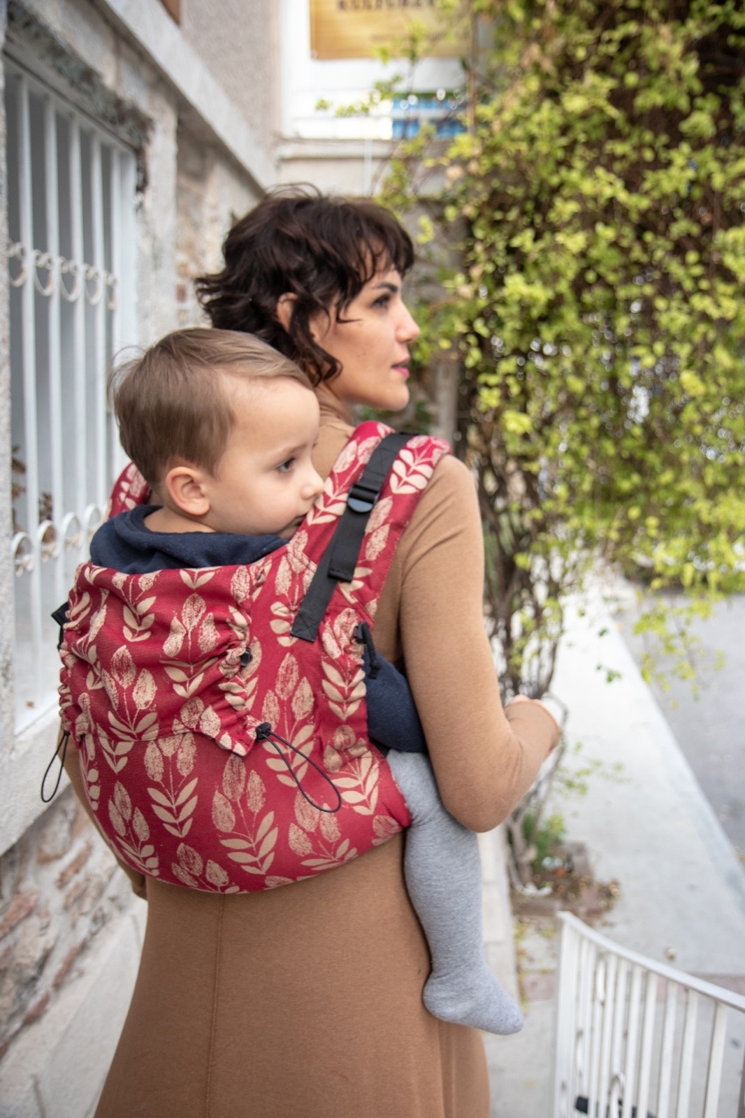 Kangura portabebés Mochila Evolutiva Portabebé Neko Smart Toddler Laurus Joy (Algodón orgánico)