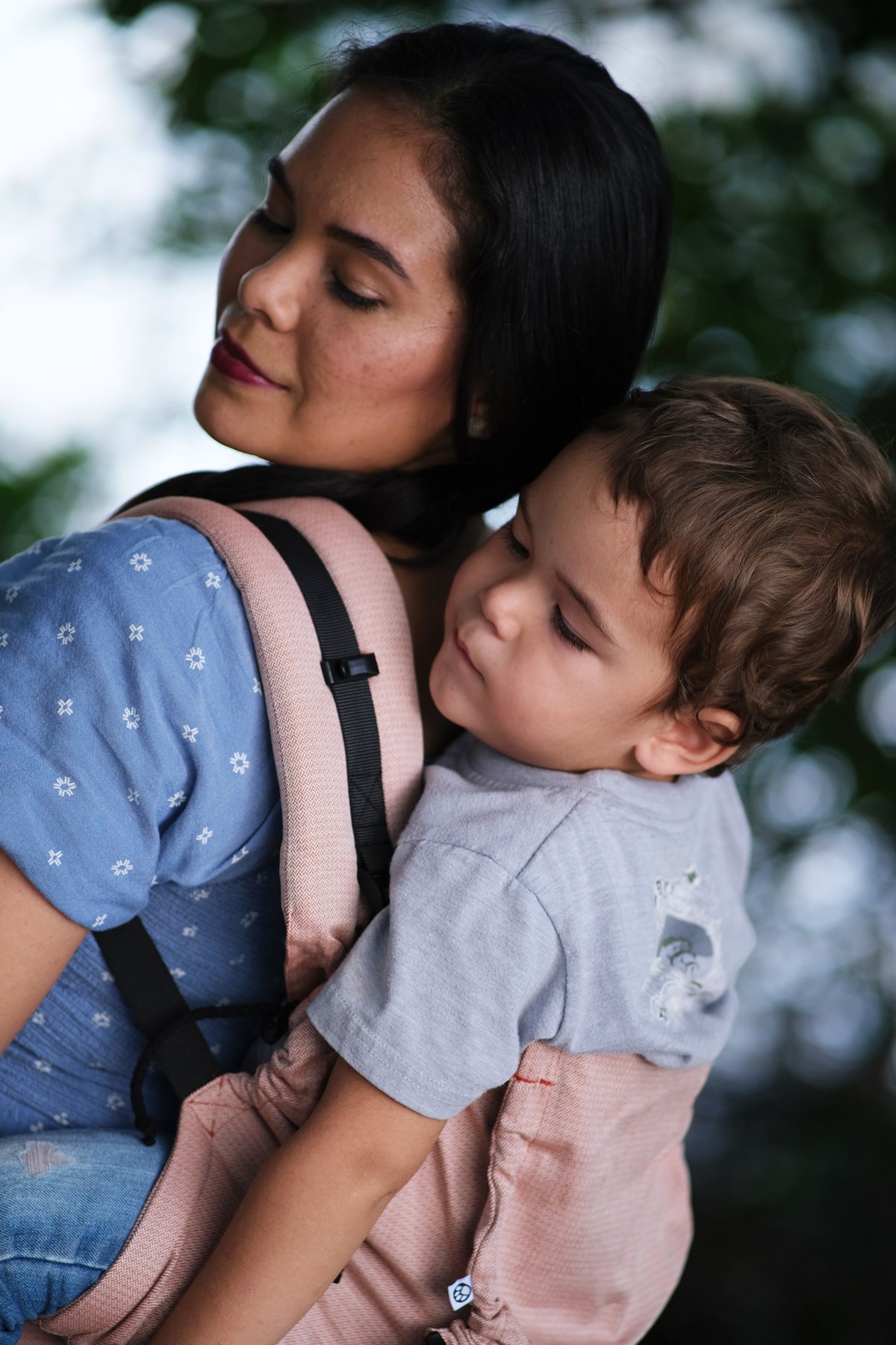 Kangura portabebés Mochila Evolutiva Portabebé Neko Smart Toddler Sephia (Algodón orgánico)