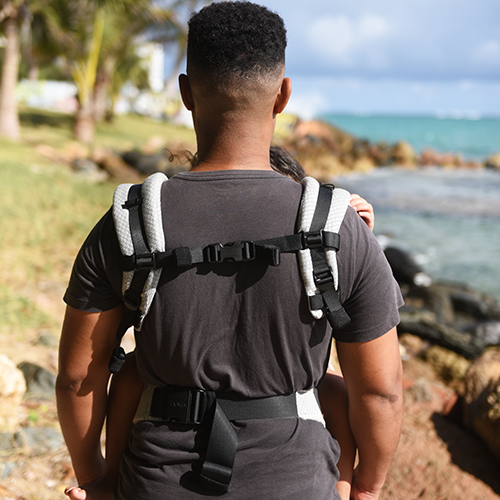 Kangura portabebés Mochila evolutiva Neko Smart Toddler Grey Diamond (Algodón orgánico)